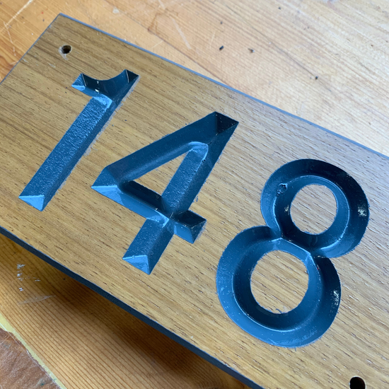 wooden house numbers signs dublin ireland