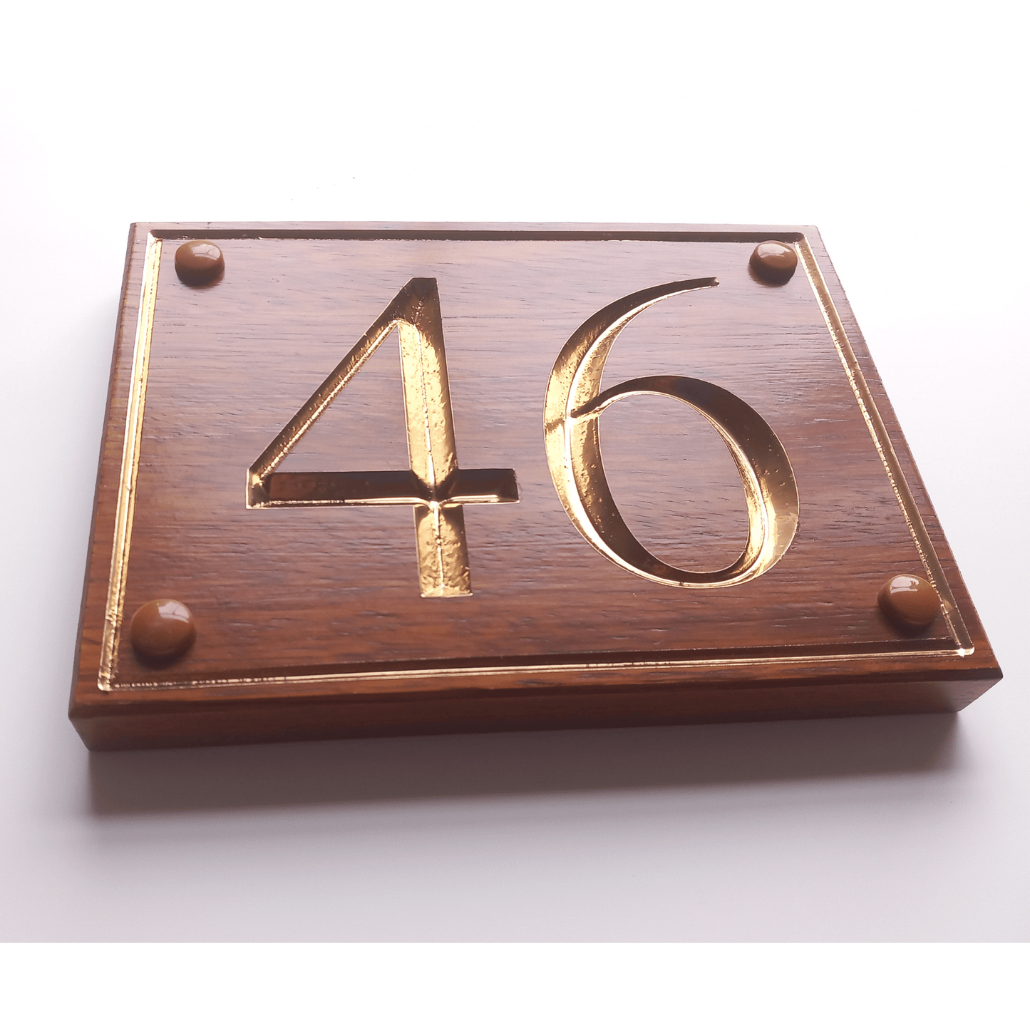 Wooden Rectangle Sign (200x150mm) - housenumbers.ie