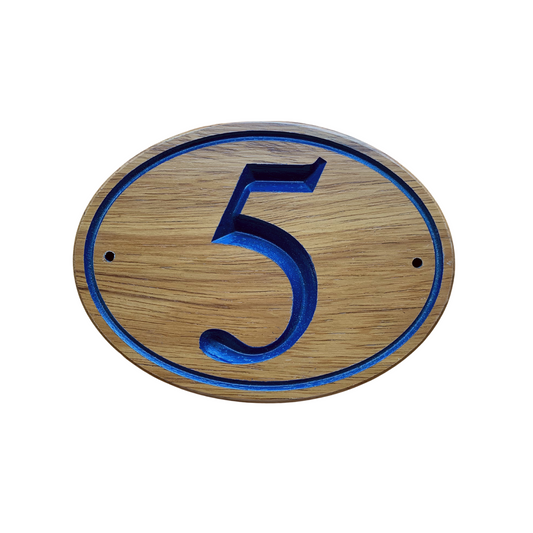 Wooden Oval Sign (195x145mm)