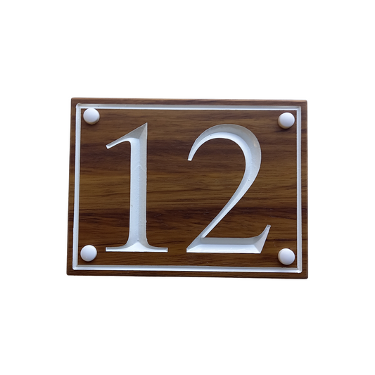Wooden Rectangle Sign (200x150mm)