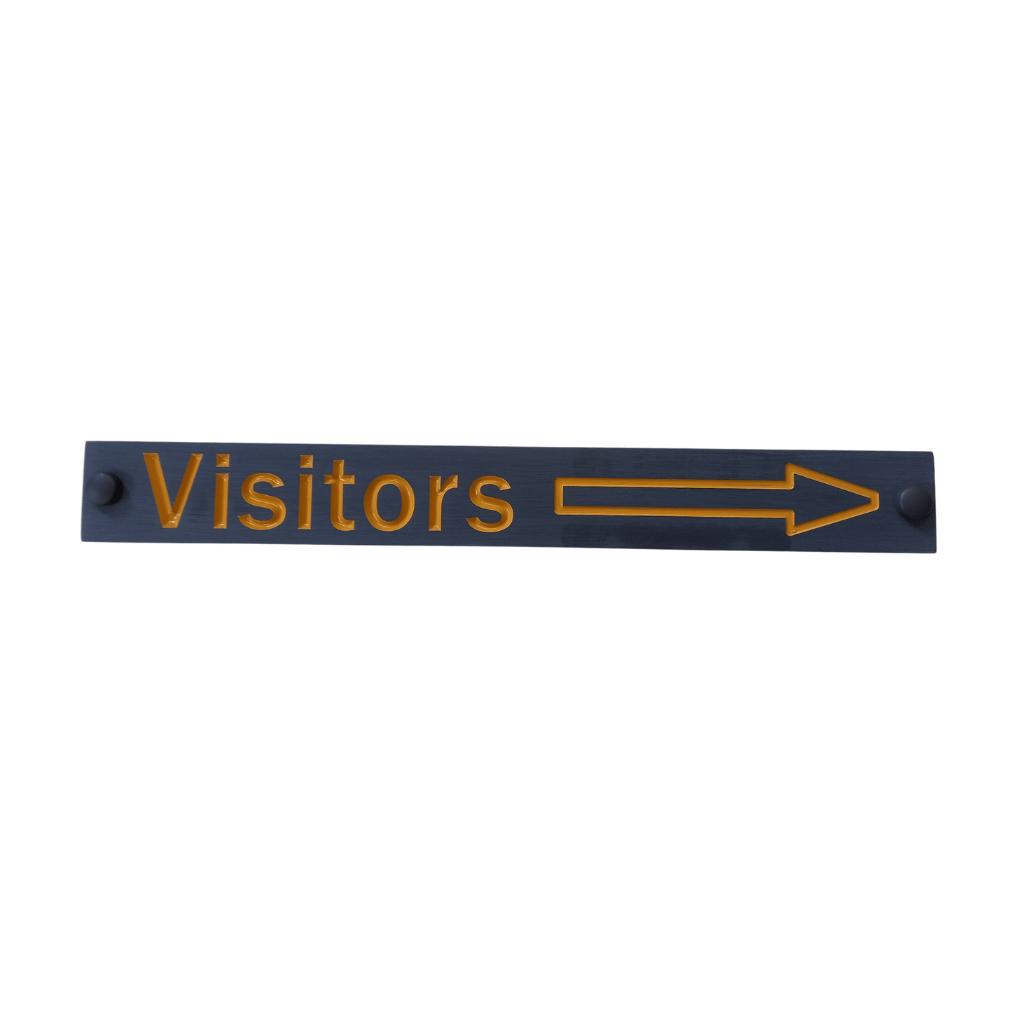 Grey Rectangle Corian Sign (400x48mm) - housenumbers.ie