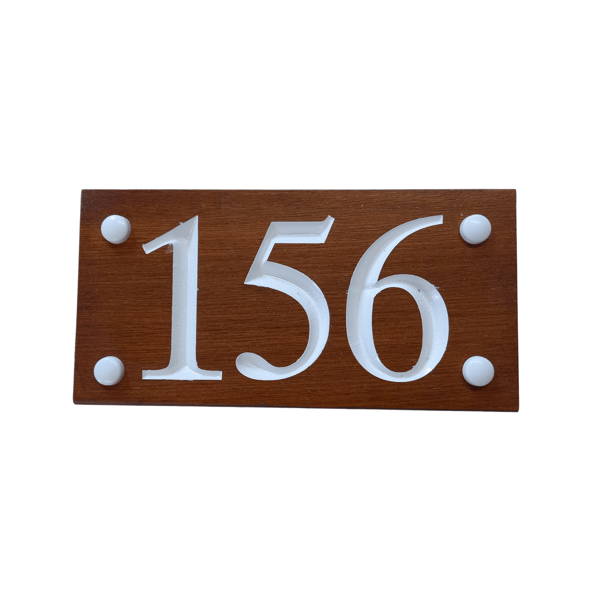 Wooden Rectangle Sign (200x100mm) - housenumbers.ie