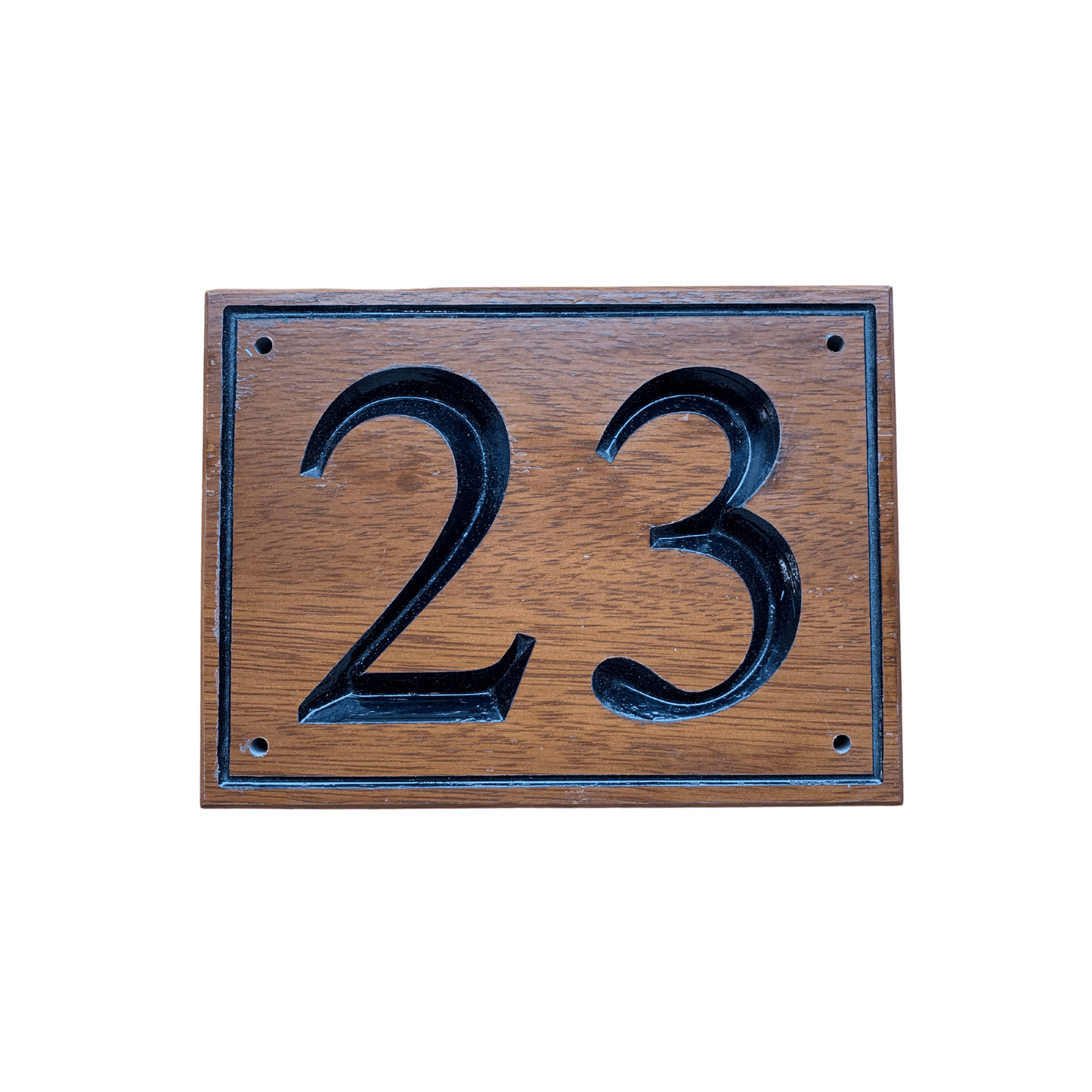 Wooden Rectangle Sign (200x150mm) - housenumbers.ie